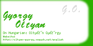 gyorgy oltyan business card